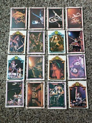 Kiss Cards Complete Set 1978 Donruss Series 2 Trading Cards 67 - 132