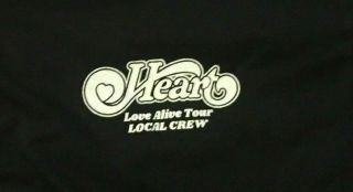 Heart Stage Guitar Pick Setlist Backstage Pass Crew Only T Shirt More 2019