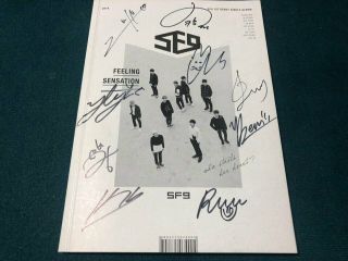 Sf9 Album Autograph All Member Signed Promo Album Kpop