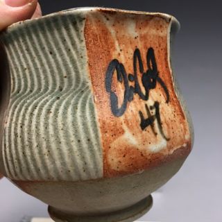 Signed Chris Cooley Washington Redskins Studio Pottery Stoneware Mug 7