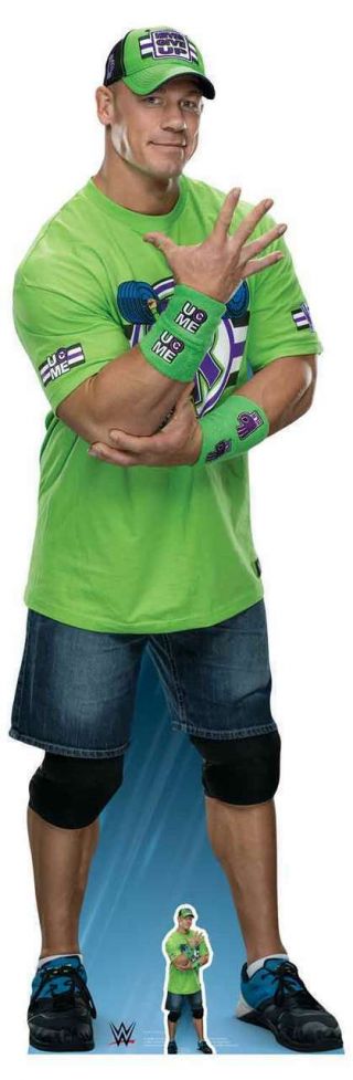 John Cena Hand Wwe Lifesize And Mini Cardboard Cutout / Standup / Standee