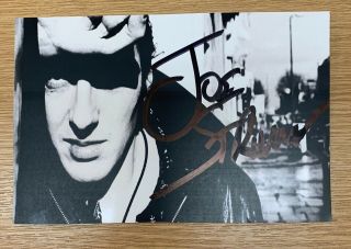 Hand Signed Autograph Of The Late Joe Strummer The Clash