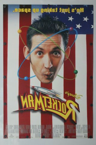 RocketMan 1997 Double Sided Movie Poster 27 x 40 6