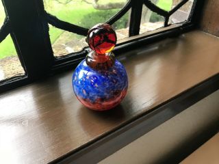 Murano Glass Perfume Bottle Signed By The Artist