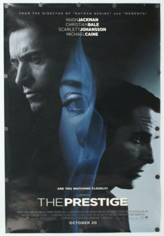 The Prestige 2006 Double Sided Movie Poster 27 " X 40 "