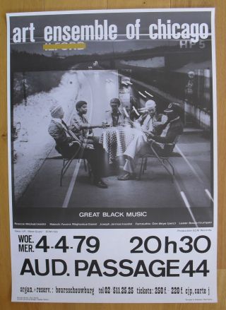 Art Ensemble Of Chicago Concert Poster 