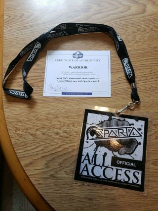 Warrior (2011) Sparta Pass Official Movie Prop Tom Hardy