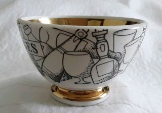 Piero Fornasetti (1913 - 1988) Oggettistica snack cup collectible china SAVSAGES 6