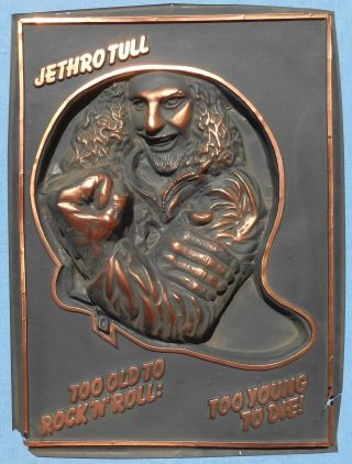 Jethro Tull Too Old To Rock & Roll Too Young To Die - 3 D Vacuform Display