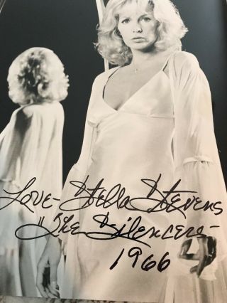 Stunning Stella Stevens 8x10 Signed Photo Autograph Ga The Silencers