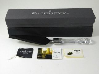 Waterford Crystal Marquis Offset Cake Server Knife Stainless Steel With Tags Box