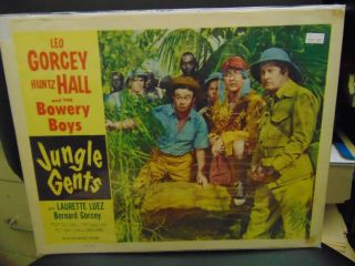 Leo Gorcey Huntz Hall The Bowery Boys Jungle Gents 11x14 " Lobby Card L8627