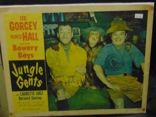 Leo Gorcey Huntz Hall The Bowery Boy Jungle Gents 11x14 " Lobby Card L8682