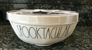 Rare Rae Dunn Halloween Ceramic Spooktacular,  Haunted,  Beware Nesting Bowls