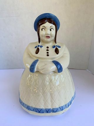 Shawnee Pottery Great Norhern Dutch Girl Cookie Jar Usa 1026 Jill Hand Painted