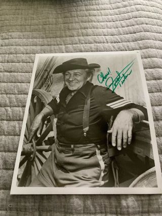 Forrest Tucker F Troop Signed Autographed Photo Cowboy Western Actor Movies Tv