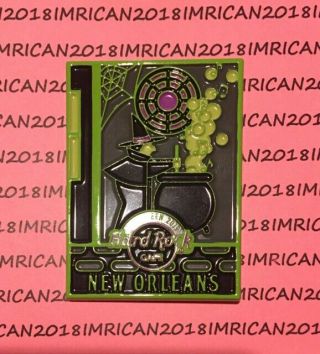 Hard Rock Orleans Halloween Puzzle Pin With Back Card