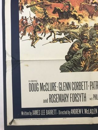 SHENANDOAH Movie Poster (Good) One Sheet 1965 Cowboy Western James Stewart 3914 5