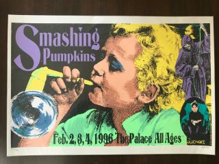Smashing Pumpkins - Kozik - Rare - Concert Poster - S/n 1996