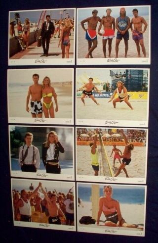 Side Out 11x14 Lobby Card Set Of 8 1990 Volley Ball C.  Thomas Howell
