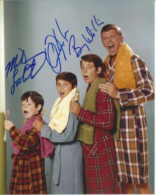 The Brady Bunch Boys In - Person Hand Signed Autographed Photo By All 3