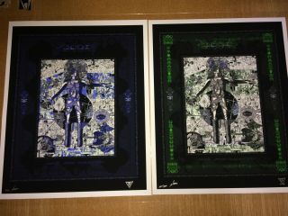 Tool Japan 2006 Set Orig Edition,  Blue Variant Unreleased Edition Signed Macrae