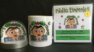 Frank Sidebottom - Christmas 1988 - Radio Timperley Cd - Plus Mug And Snow - Globe