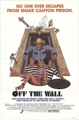 Off The Wall 1983 27x41 Orig Movie Poster Fff - 21117 Fine,  Very Fine Paul Sorvino