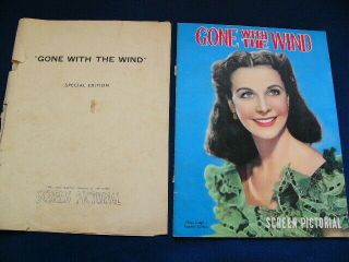 1952 Gone With The Wind Photo Book Vivien Leigh Clark Gable Olivia De Havilland