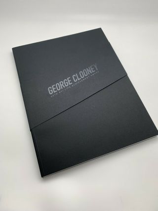 Program Booklet From George Clooney Afi Lifetime Achievement Award Show American