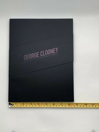 Program Booklet From George Clooney AFI Lifetime Achievement Award Show American 4