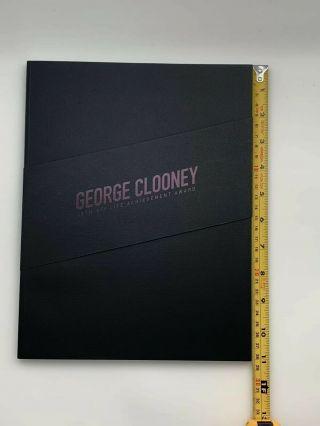 Program Booklet From George Clooney AFI Lifetime Achievement Award Show American 5