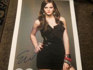 Emma Watson Signed 8.  5 X 11 Auto Autograph W/ Holo