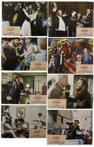 Yes Giorgio 11x14 Lobby Card Set Of 8 1982 Luciano Pavarotti