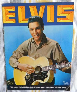 Elvis Presley Photo Album W Poster 1963 - Gold Records Vol 3 Bonus Item