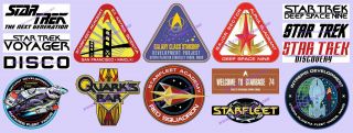 Added Choose From Fifteen Star Trek: Tng - Dis More Vinyl Decals / Stickers