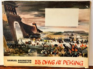 55 Days At Peking Movie Ad Program Press Kit Promo Rare Vintage 1963 Ava Gardner