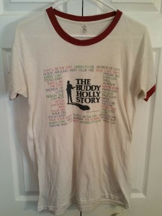 " The Buddy Holly Story " Movie T - Shirt.  From 1978, .