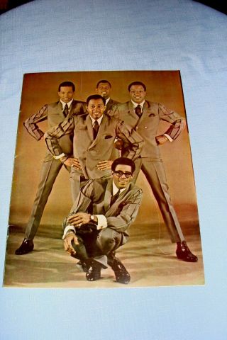 Motown: Temptations Concert Program 1967 Ruffin Kendricks