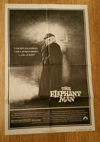 The Elephant Man 1980 1 Sheet 27x41 John Hurt Anthony Hopkins