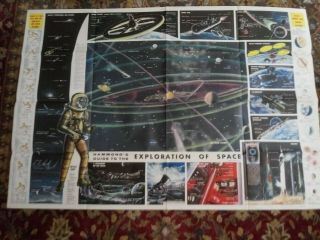 Hammond ' s Guide to the Exploration of Space 1958 U.  S.  One Sheet Poster 2