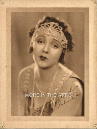 Barbara La Marr Orig Vintage Silent Cinema Hollywood Fan Photo