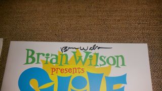Look Rare Collectable Brian Wilson Signed 2004 Smile Programme Wow