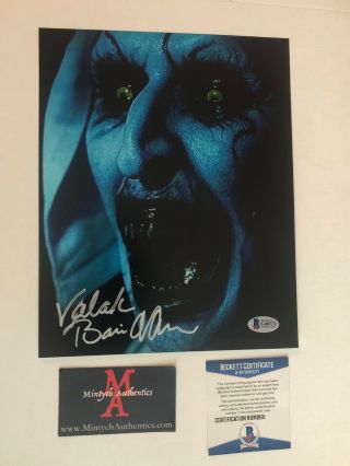 Bonnie Aarons The Nun Auto Signed 8x10 Photo Valak The Conjuring Beckett