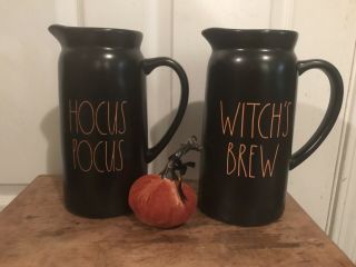 Htf Rae Dunn Hocus Pocus & Witch’s Brew Pitcher