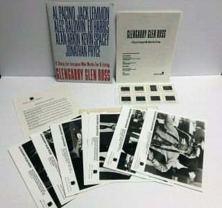 Glengarry Glenn Ross Movie Press Kit With Photo Set,  Slide Set & Handbook