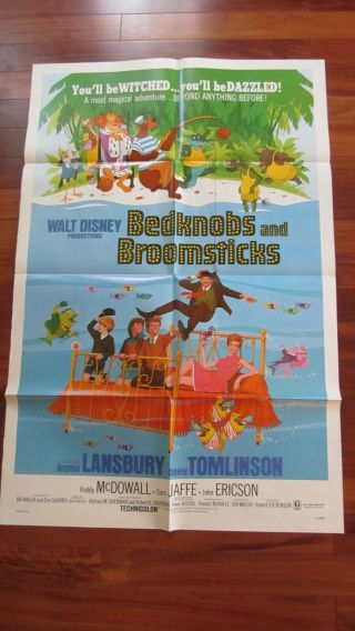 Bedknobs And Broomsticks (1971) - Release American One - Sheet Poster
