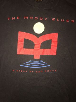 The Moody Blues A Night At Red Rocks Vintage T Shirt