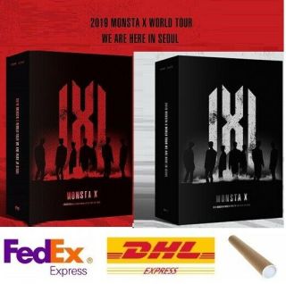 2019 Monsta X World Tour We Are Here In Seoul Dvd Kihno Photobook,  Photocard