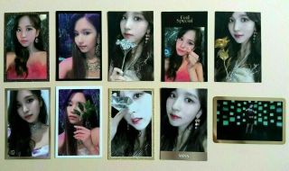 Twice - 8th Mini Album Feel Special Official Photocard Photo Card - Mina Ver.